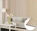 HORI Dekor Akustikpaneel White Oak auf Filz Beige 0