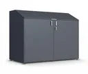 HORI Fahrradbox 200 x 100 x 157 cm Anthrazit 3