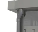 HORI Regenfallrohr für alle Kubix-Modelle 1