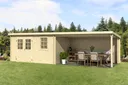Lasita Maja Gartenhaus Reno mit Anbau 0