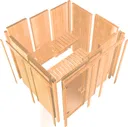 Karibu System-Sauna Bodo Eckeinstieg 68 mm 12