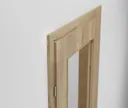 HORI Zimmertür CPL Eiche Modern aufrecht mit Lichtausschnitt Röhrenspan 1