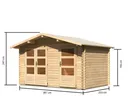 Karibu Gartenhaus Radur 2