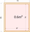 Telluria Mülltonnenbox Cestino 3