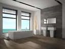 HORI Klick-Hartvinylboden Anti-Kratz Rigid SPC Nougateiche Zürichsee XXL Landhausdiele 5