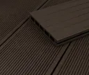 HORI Terrassendielen Komplettset WPC/BPC Hohlkammer dunkelgrau-braun 0