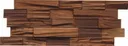 INDO Echtholz Wandverkleidung 3D Holzverblender Axewood Coffee 3