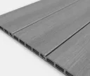 HORI WPC Fassadenverkleidung Hohlkammer grau bi-color co-extrudiert 138x20mm 1