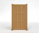 HORI WPC Sichtschutzzaun Lamellenzaun Element 0