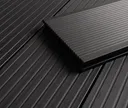 HORI Terrassendielen Komplettset WPC Malta Hohlkammer anthrazit fein geriffelt / grob genutet 21 x 145 mm 2