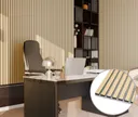 HORI Dekor Akustikpaneel White Oak auf Filz Grau 0