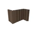 NewTechWood WPC Fassadenprofil Castellatio PRO65 33 x 181 mm Ipe 3