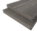 HORI Terrassendiele WPC Massiv Wood Feeling Co-Extrudiert XL 22,5x210mm grau 0