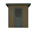 HORI WPC Gartenhaus Rhombus-Optik Braun/Grau 1