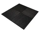 HORI WALL Akustik Dekor Wandpaneele Black Oak quadratisch 5
