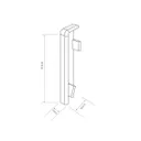 EGGER Endstück Cubical Eiche anthrazit 6 cm 1