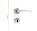 HORI Zimmertür Weißlack RAL9010 mit Lichtausschnitt Eckkante Komplettset 8