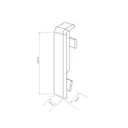 EGGER Zwischenstück Cubical Eiche grau 6 cm 1