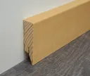 HORI Massivholzkern- Sockelleiste Can. Ahorn matt versiegelt Modern Profil 0