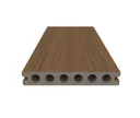 NewTechWood Terrassendielen WPC Hohlkammer Deluxe Teak Holzstruktur gebürstet / glatt gebürstet Co-Extrudiert 22,5 x 138 mm 2