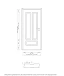 PRÜM Zimmertür ELEGANCE MODENA M3/2 Weißlack Exclusiv RAL 9010 Röhrenspan Eckkante 5