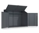 HORI Fahrradbox 200 x 100 x 157 cm Anthrazit 8