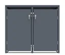 HORI Mülltonnenbox Cleanman 4 Anthrazit mit Fuß Pedal 4