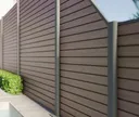 HORI WPC Sichtschutzzaun Stecksystem Rhombus-Style co-extrudiert 6