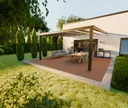 HORI Terrassendielen Komplettset WPC/BPC Aktion Hohlkammer hellbraun 22 x 140 mm 9
