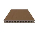 NewTechWood Terrassendielen WPC Hohlkammer Gigante Oldwood Teak Holzstruktur gebürstet / glatt gebürstet Co-Extrudiert 22,5 x 210 mm 1