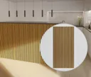 HORI WALL Akustik SlimLine Dekor Wandpaneele Natural Oak geölt 0