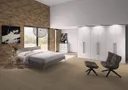 INDO Echtholz Wandverkleidung 3D Holzverblender Line Teak Nature 12