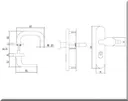 HORI Schallschutz Wohnungseingangstür Valencia Signalweiß RAL9003 SK1 Designkante Vollspan Komplettset 7