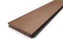 megawood Terrassendielen Komplettset WPC Premium massiv nussbraun 21x145mm 1