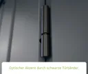 HORI Gerätehaus mit Flachdach & Lichtband, Metall, Anthrazitgrau RAL 7016 5