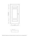 PRÜM Zimmertür ELEGANCE MODENA M3/1 Weißlack Exclusiv RAL 9010 Röhrenspan Eckkante 5