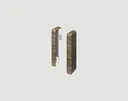 EGGER Endstück Cubical Eiche beige 6 cm 0