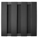 HORI WPC Sichtschutzzaun Lamellenzaun Element 0