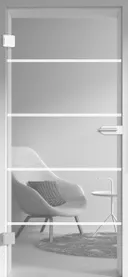 HORI Glastür 8 mm ESG Modell Valencia Komplettset 2