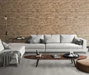INDO Echtholz Wandverkleidung 3D Holzverblender Beachwood Natur 1