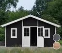 HORI WPC Gartenhaus Modern Line mit Satteldach 0