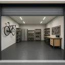 Gerflor Garagenboden, R-Tile Puzzle, lose verlegbar, Dunkelgrau 4