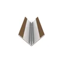NewTechWood Castellation PRO Eckprofil coextrudiert Teak 2
