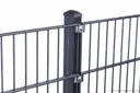 HORI Doppelstabmattenzaun S 8/6/8 mm Komplettset, Zaunfeldbreite 251 cm 5