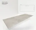 MODEE Wandverkleidung 2800 x 1175 x 4 mm Platte Stone Essence Zenith Grey mit Naturstruktur 2