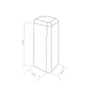 EGGER Außenecke Cubical Eiche rotbraun 6 cm 1
