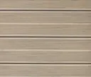 HORI Terrassendielen Komplettset WPC Maui Massiv beige tiefe Holzstruktur + geriffelt 21 x 143 mm 6