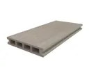 HORI Terrassendiele WPC Hohlkammer Essential Co-Extrudiert 22,5 x 145 mm Grau-Beige 1