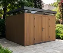 HORI Gartenhaus mit Flachdach 300 x 300 cm 12