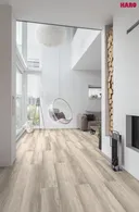 Haro Disano Saphir PVC freier Designboden Country Eiche grau rustikal strukturiert Landhausdiele 4